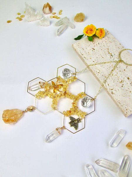 2024 Honeycomb Crystal Decor-Perfect Gift - Fashionablet