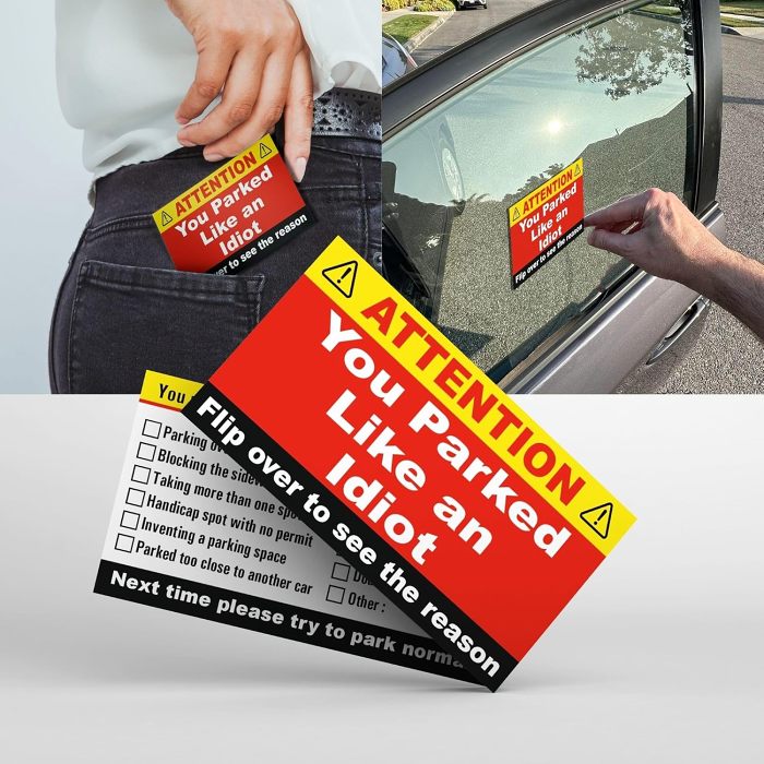 Pack of 50 - PRIVATE PARKING VIOLATION WARNING CARDS