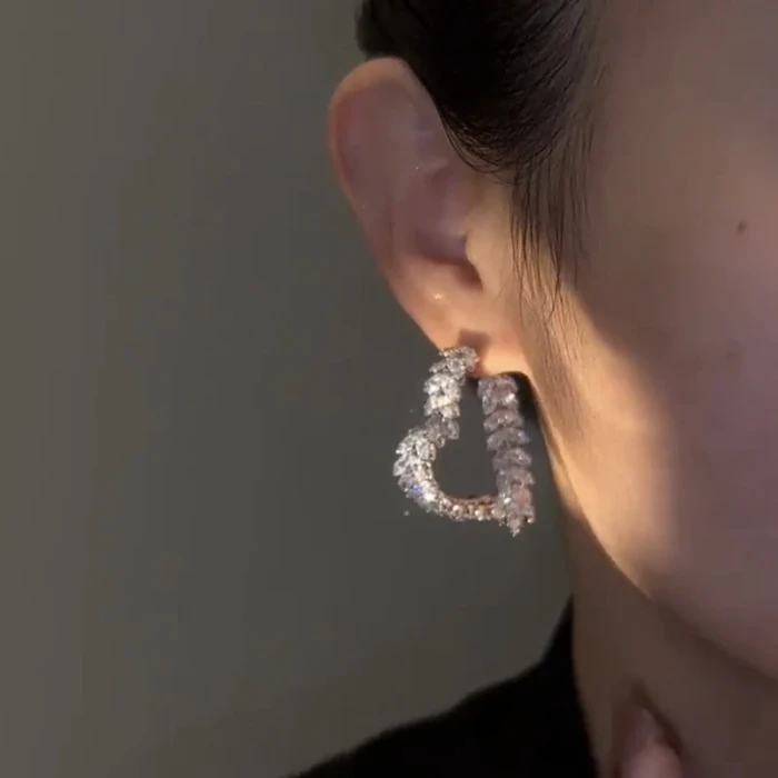 Crystal Front-Back Dangling Earring