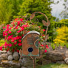 Back in stock after selling out! Handmade Metal Birdhouse Garden St