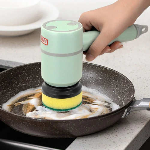 Rechargeable Electric Cleaning Brush for Kitchen & Bath