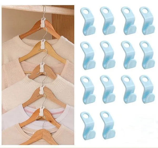 【The 2023 The best closet helper】Space-Saving Clothes Hanger Connector Hooks