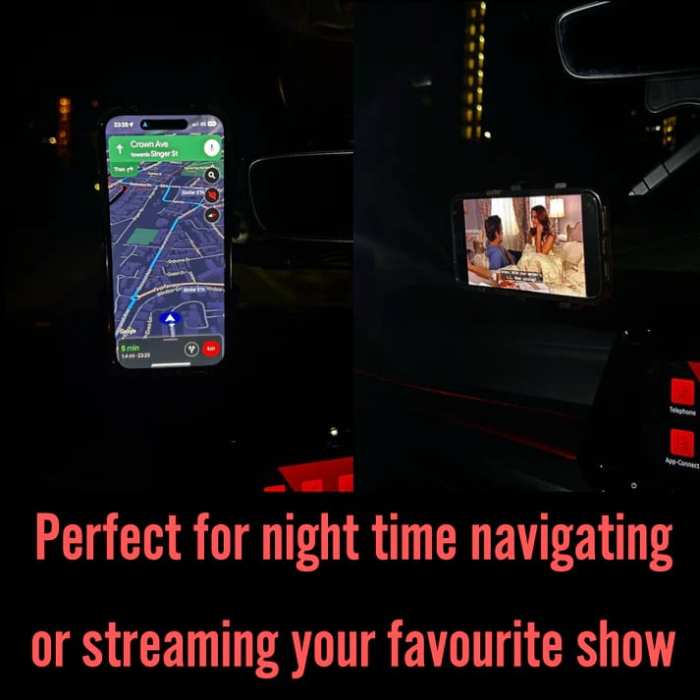 Mirror Mounted Phone Holder