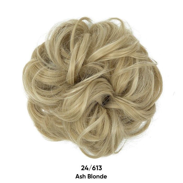 Messy Curly Hair Wig Bun