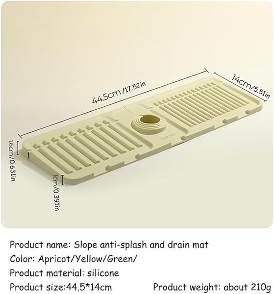 2024 Hot SaleNew Silicone Draining Mat