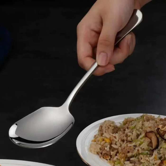 Square Head Stainless Steel Spoon