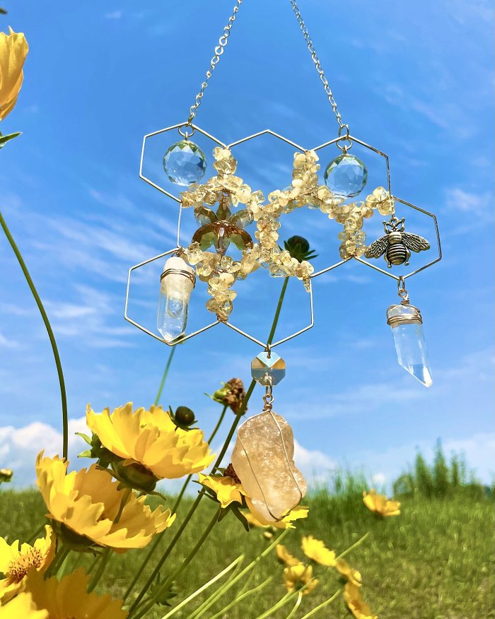 2024 Honeycomb Crystal Decor-Perfect Gift - Fashionablet