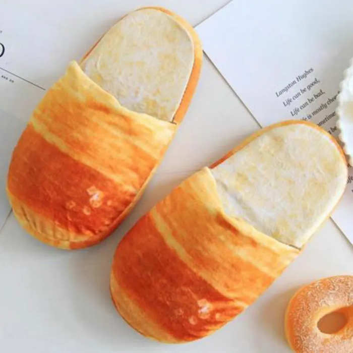 Unisex Bread Slippers