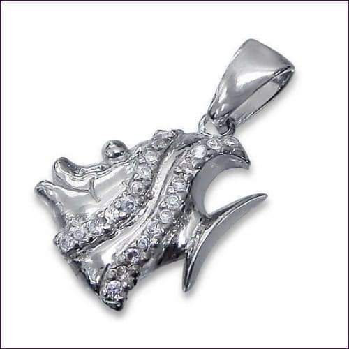 Silver Articulated Fish Pendant