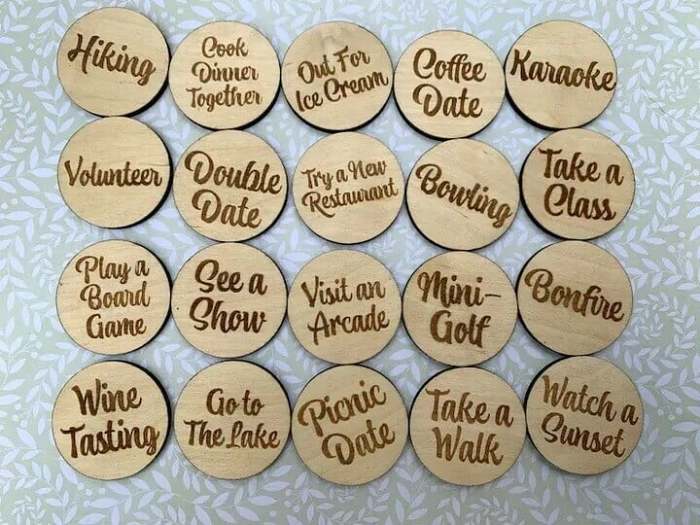 Date Night Activity Token & Box Set