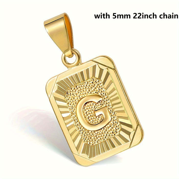 A-Z Pendant Letter Necklace