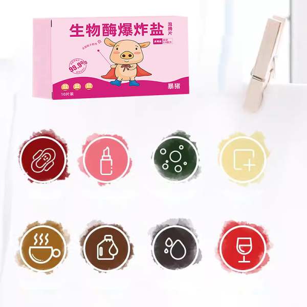 Multi-functional bio-enzyme cleaning tablets
