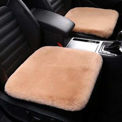 -Plush Car Seat Cushion