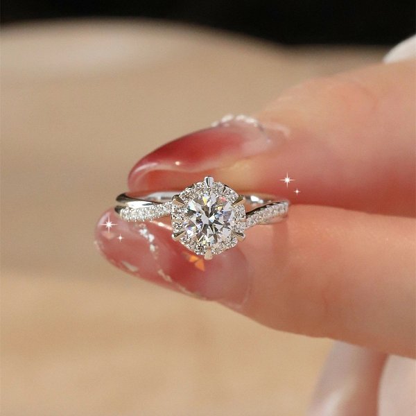 Last Day 49% OFFMoissanite from the Stars Ring-Mother & Daughter