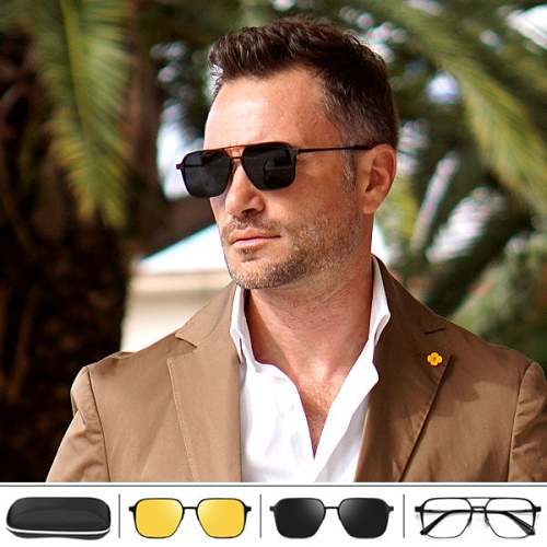 Buy 2 Get 10% Off and Free Shipping - 5-in-1 magnetic sunglasses