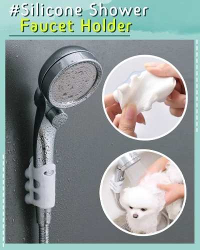 (Hot Sale NOW- SAVE 48% OFF)Silicone Shower Faucet Holder(Buy5 Get 3 Free & Free shipping)