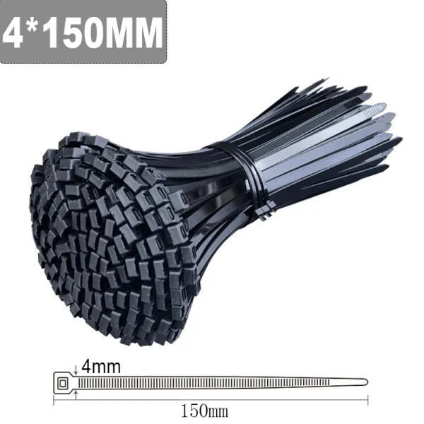 500pc Self Locking Nylon Cable Ties