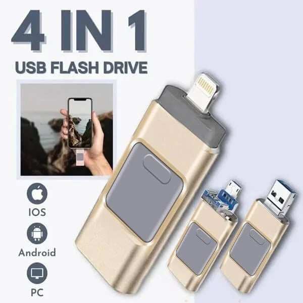 49% OFF TADAY - 4 In 1 High Speed USB Multi Drive Flash Drive