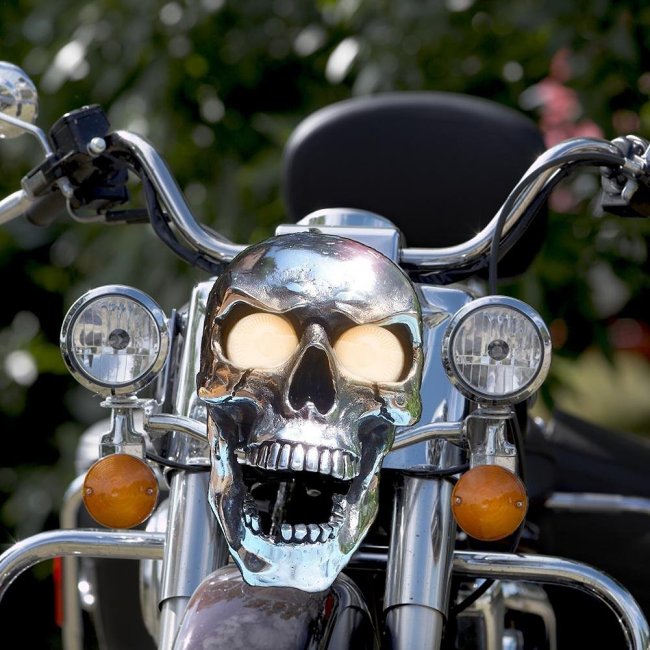 Motorcycle Skull Headlamp