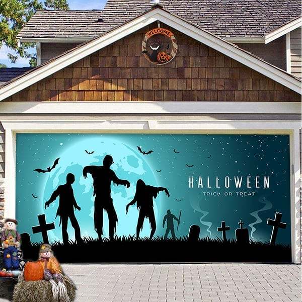 Halloween 2024 Garage Door Decoration