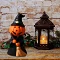 Pumpkin Man Broom