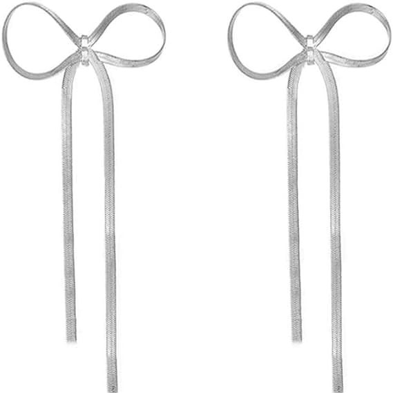 Bow Drop Dangle Earrings