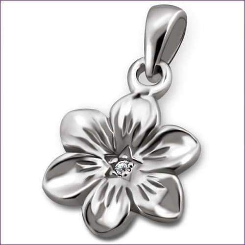 Flower 925 sterling silver pendant