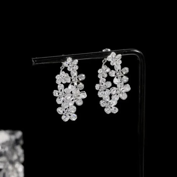 Firaluna | French Crystal Love Earrings