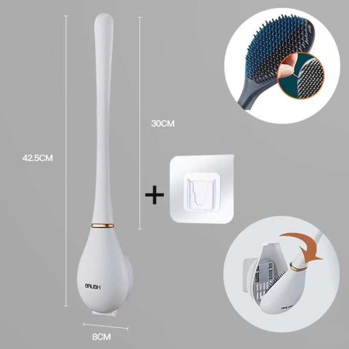 HOT SALEModern Home Flexible Silicone Toilet Brush