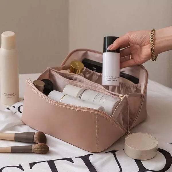 PU Portable Travel Cosmetic Storage Bag