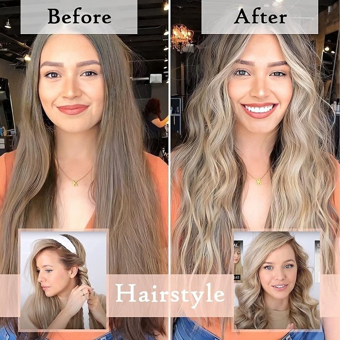 Mother's Day Hot Sale-Heatless Hair Curler Headband