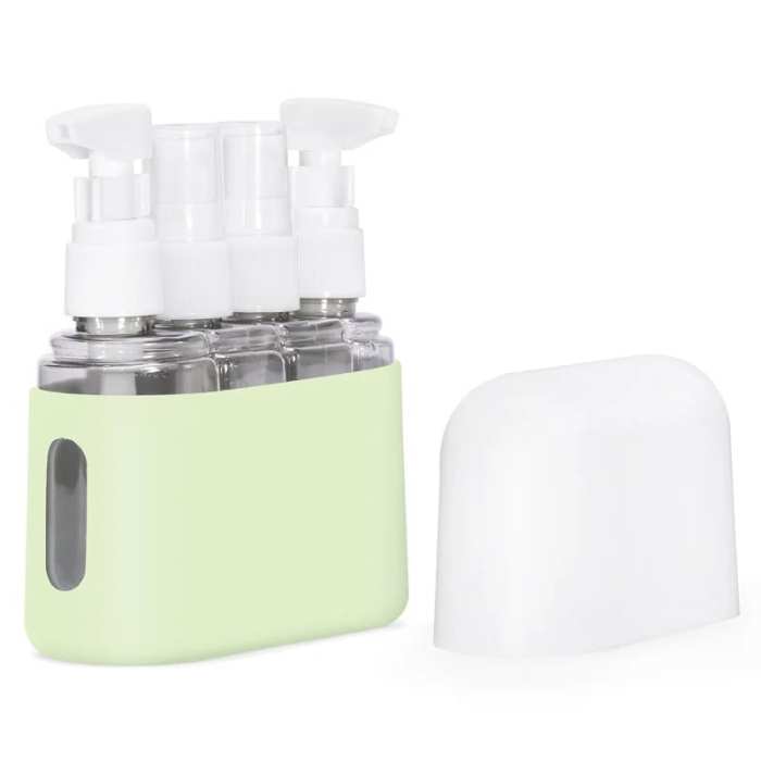 Mini Shampoo Dispenser Portable Travel Bottle Set