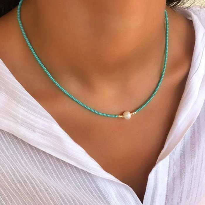 Freshwater Pearl Necklace (4 Color Options)-Buy 2 Save 10% OFF
