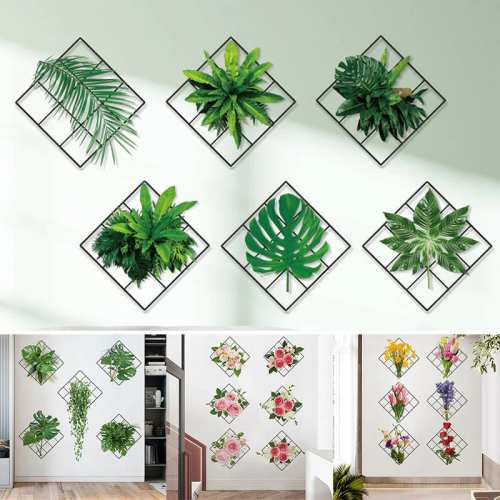 49% Off Today3D Green Plant Wall Sticker