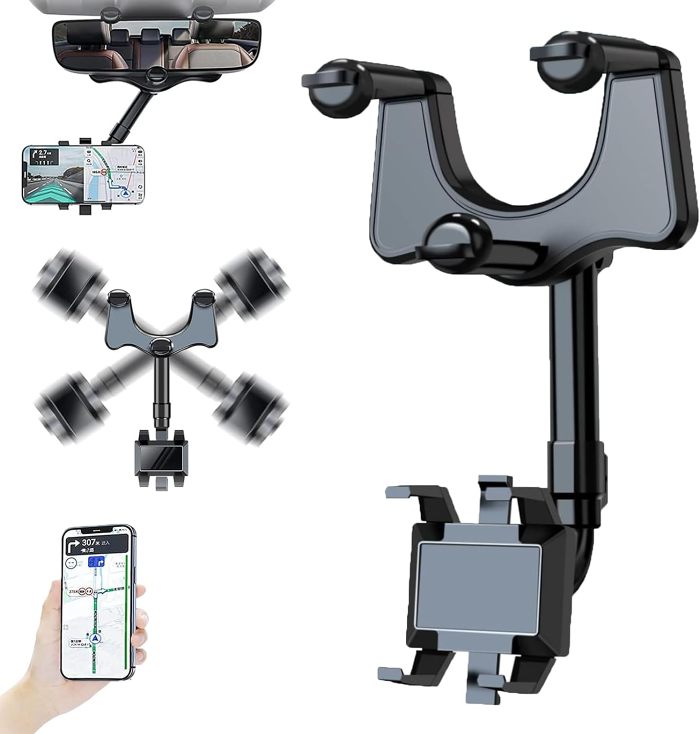 Mirror Mounted Phone Holder