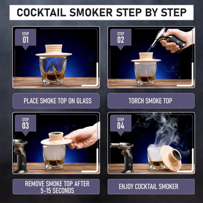 Cocktail Smoker Mixology Bartender Kit