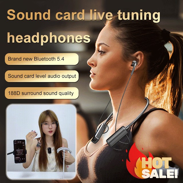 Tiktok Hot-selling Wireless Sound Card Live Broadcasting and Audio Editing Earphones by Veasoon