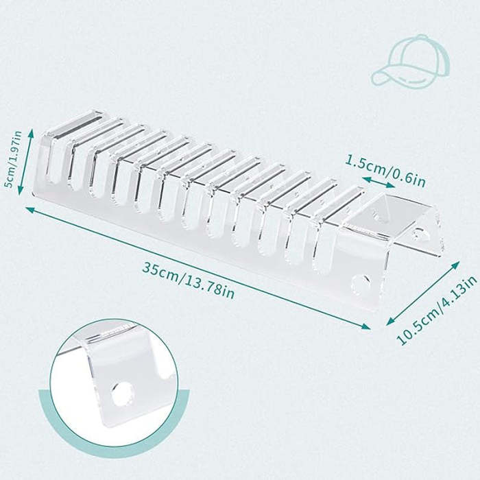2024 New Acrylic Baseball Cap Display Stand