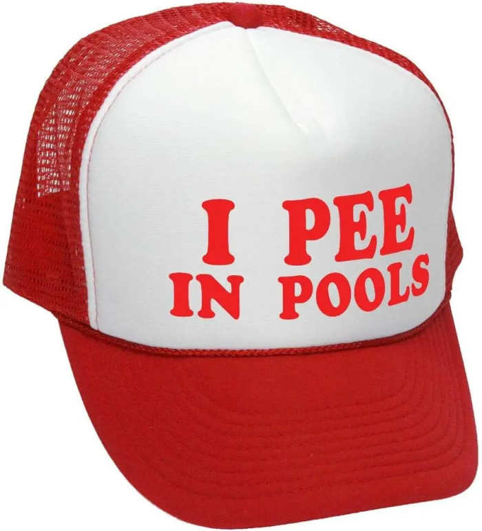 I Pee in Pools Cap