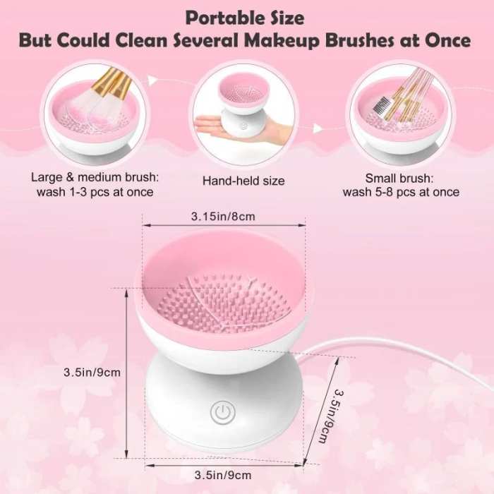 2023 BEST SELLER Electric Makeup Brush Cleaner Machine