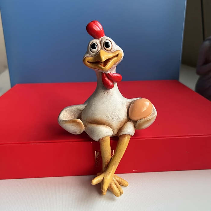 Outdoor Witty Chicken Sculpture