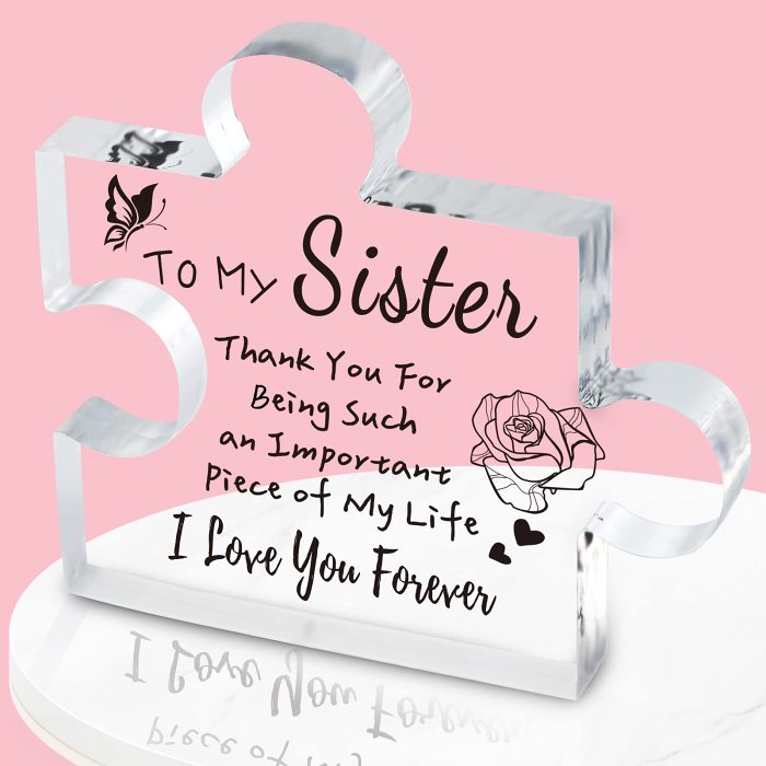 Engraved Puzzle for Sisters/Mom/Dad/BestiesDaughter/Grandma/Wife