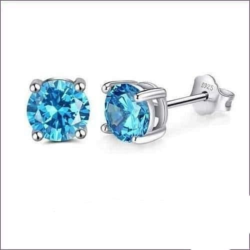 Birthstone Stud Earrings