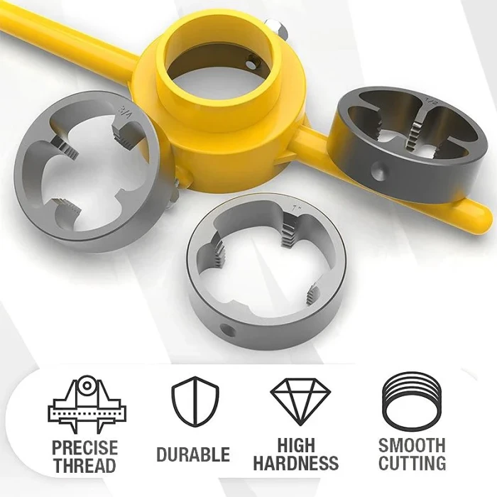 Last Day Sale 50%6PCS Plastic Pipe Thread Die Kit