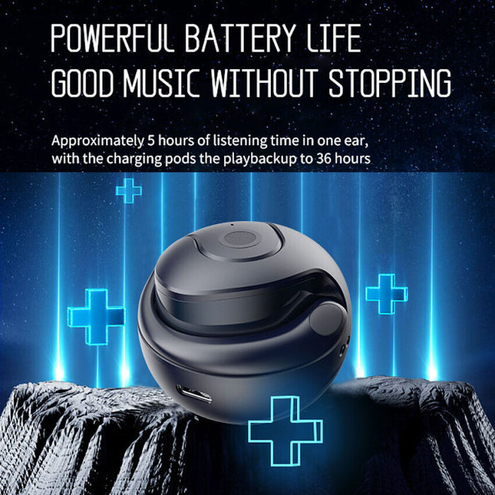 Hanging Ear Style Noise Reduction Wireless Earphones