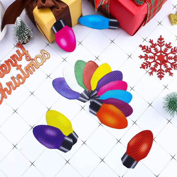 Christmas Sale 49% Off-Reflective Light Bulb Magnet Decorations