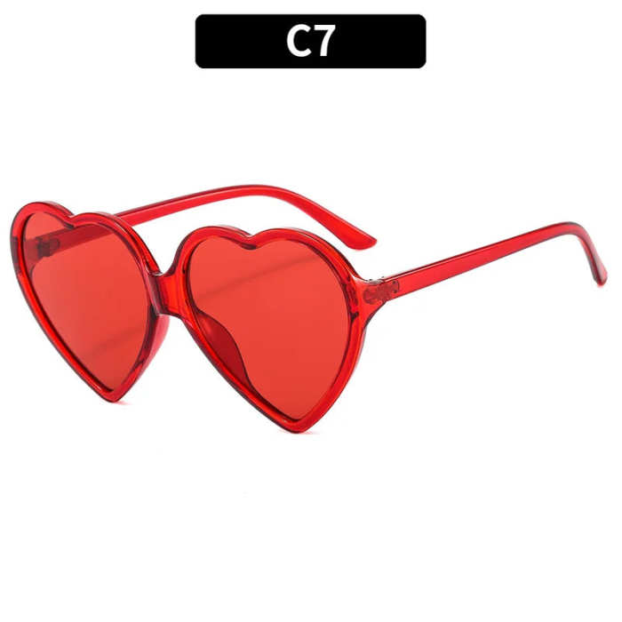 Women's Big-Heart Sunglasses