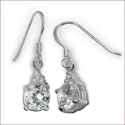 Square Crystal Earrings