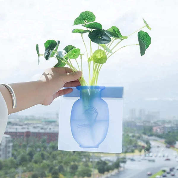 Silicone Reusable Wall-Mounted Vase