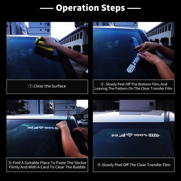Battery Signal Reflective Sticker
